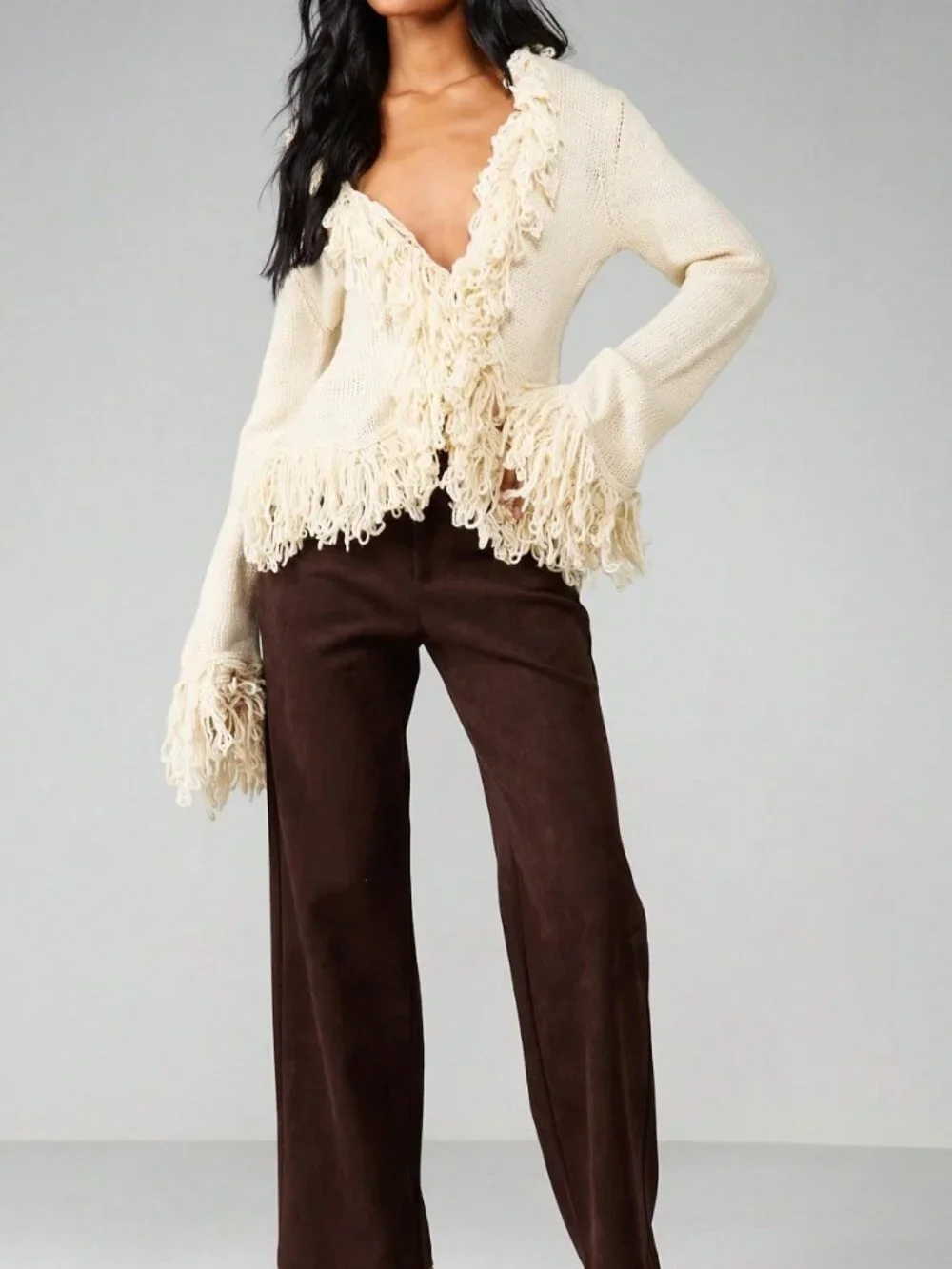N/A apricot textured